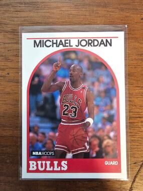 Michael Jordan 1989-1990 NBA Hoops #200 - Chicago Bulls - NBA - Fresh Pull